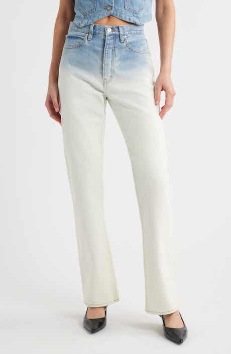 FRAME The Vertical High Waist Relaxed Straight Leg Jeans