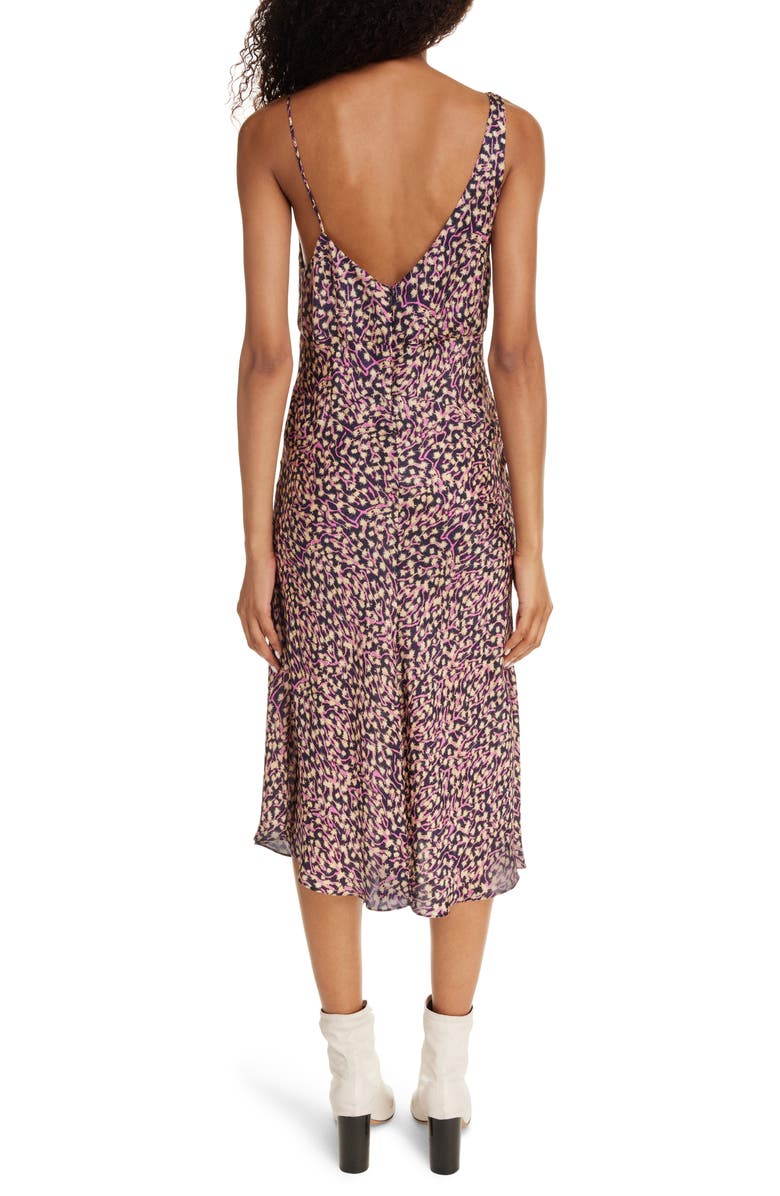 Isabel Marant Lucia Star Print Handkerchief Hem Dress, Alternate, color, 