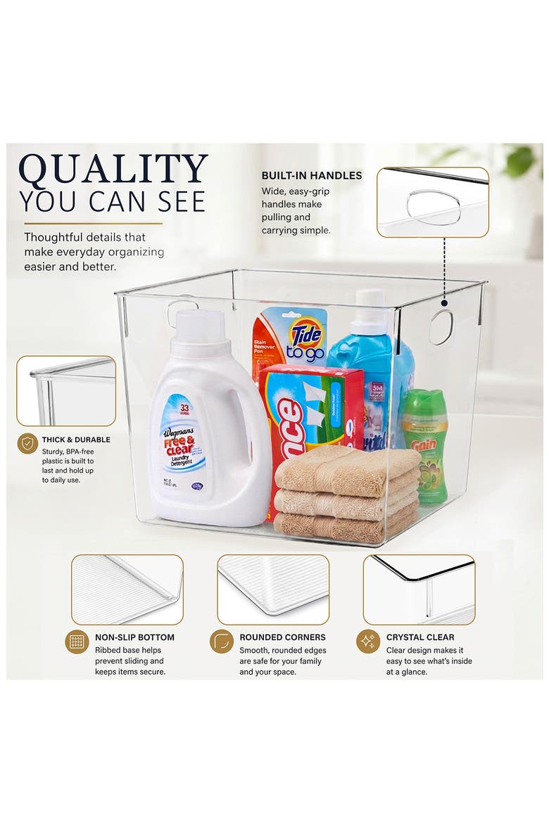 Set of 2 Extra Large Storage Bins, Alternate, color, NO COLOR