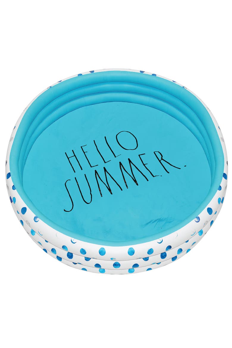 Hello Summer Aqua Poka Dots 46" Mini Pool, Main, color, Blue