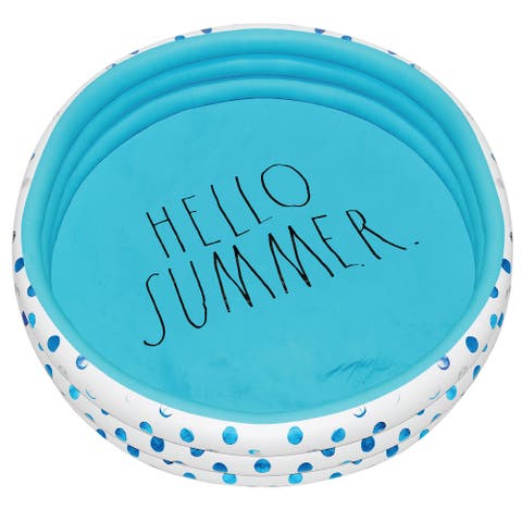 Hello Summer Aqua Poka Dots 46" Mini Pool