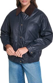Levi's Relaxed Waxed Cotton Bomber Jacket