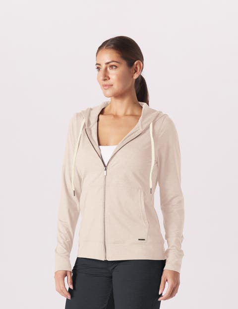 On The Go Lightweight Zip Up Hoodie