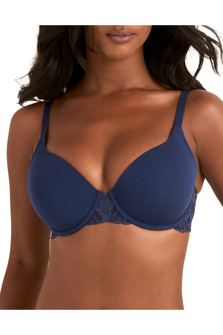 Teagan Contour Full Coverage Bra, Main, color, Dark blue
