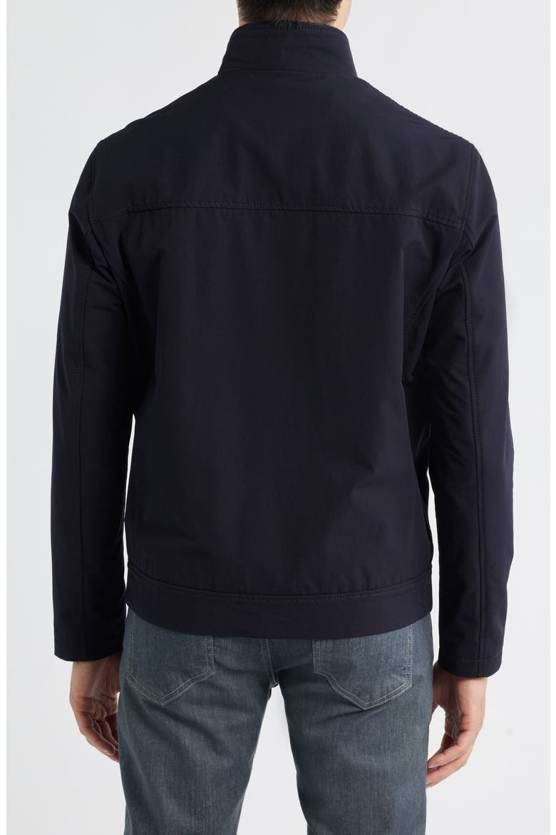 Agnelli Mixed Media Jacket, Alternate, color, NAVY
