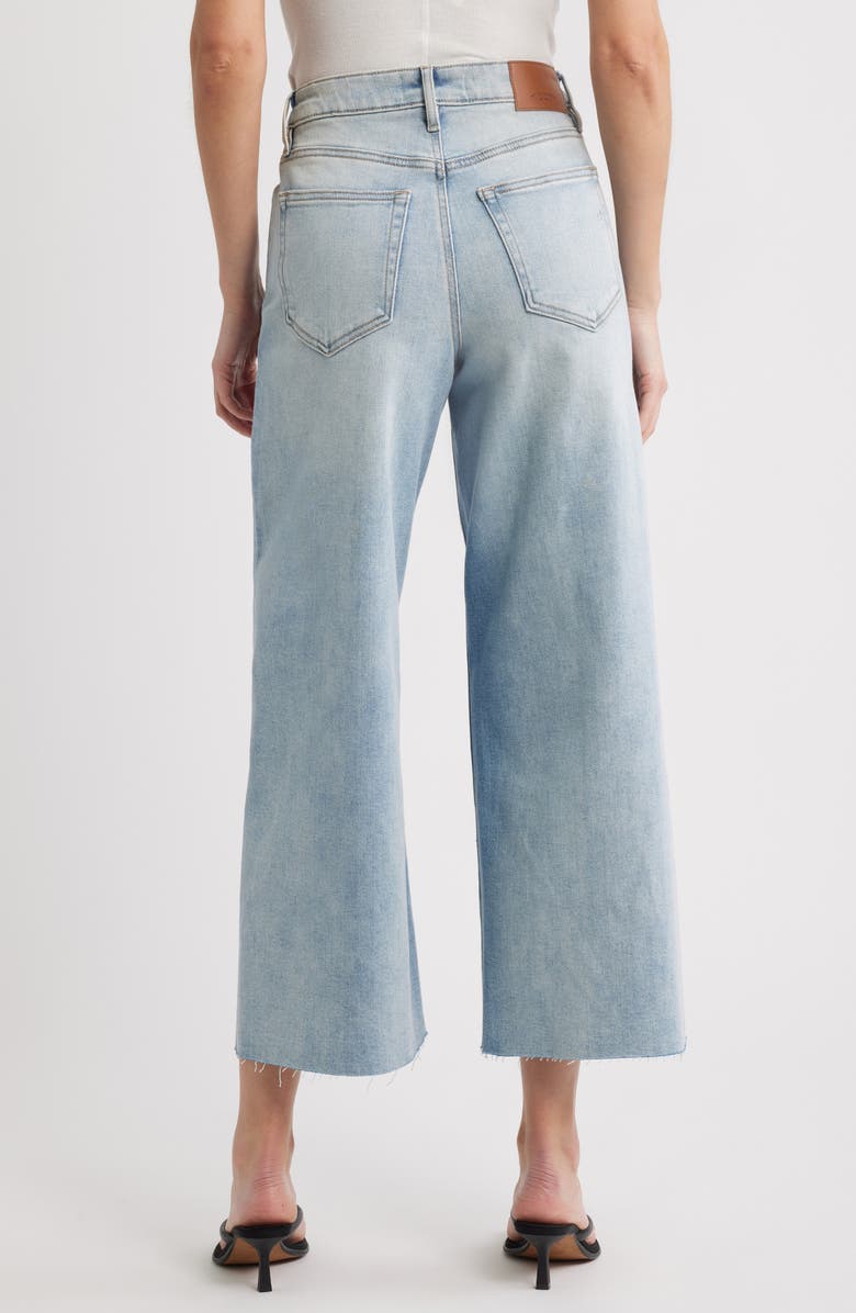HIDDEN JEANS Clean Crop Wide Leg Jeans, Alternate, color, Light Wash