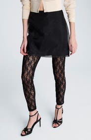 Kenneth Cole Sheer Lined Miniskirt