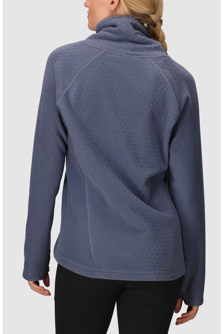 Trail Mix XT Fleece Cowl Neck Top, Alternate, color, SUMMIT