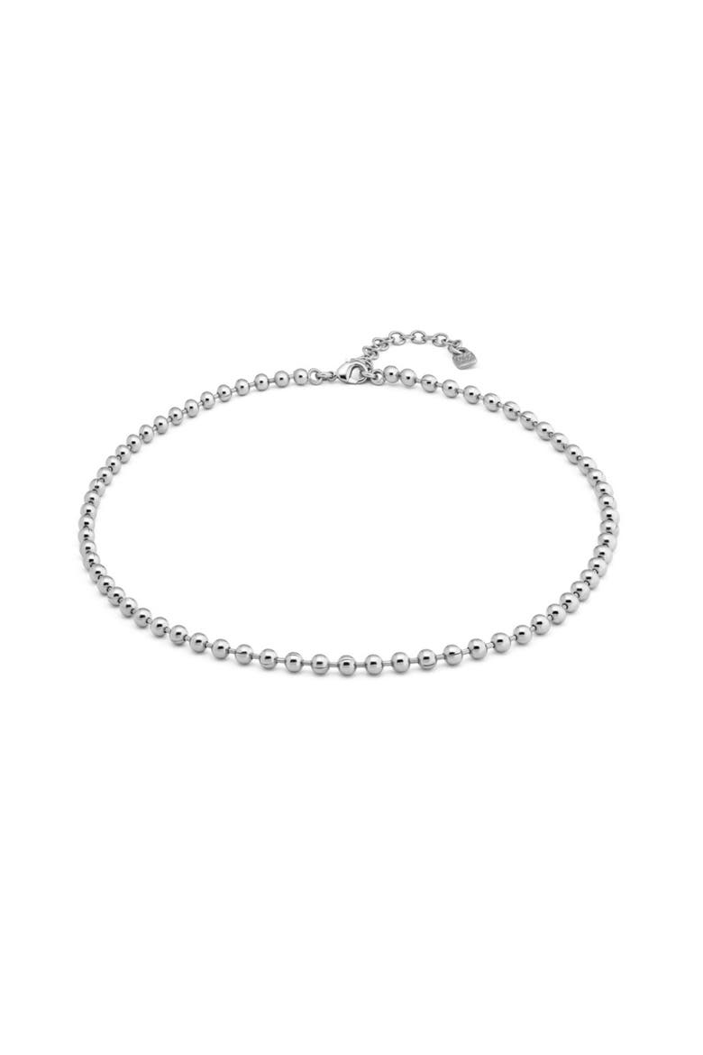Pulse Bead Necklace, Alternate, color, Silver