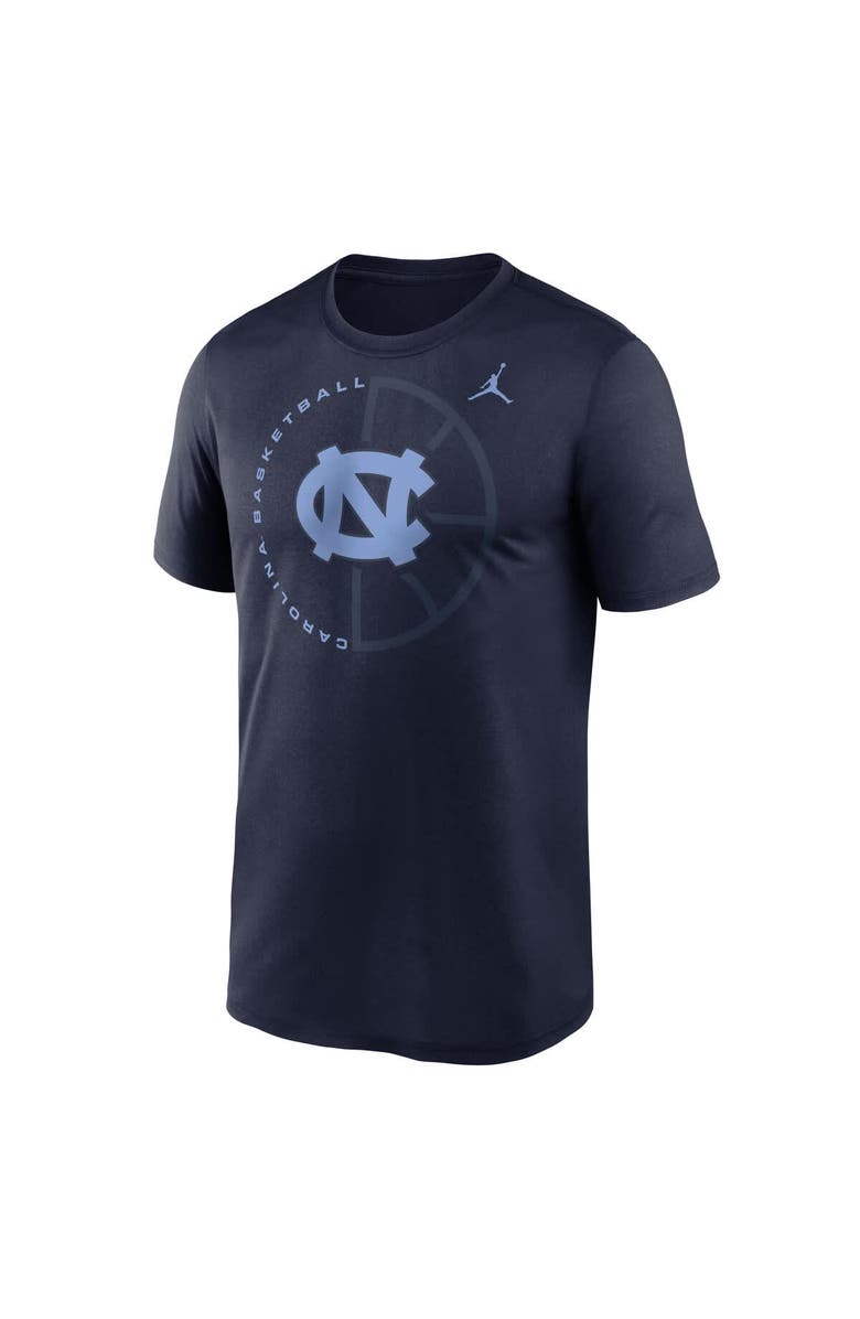 Jordan Brand Men's Jordan Brand Navy North Carolina Tar Heels Legend Basketball Icon Performance T-Shirt, Alternate, color,