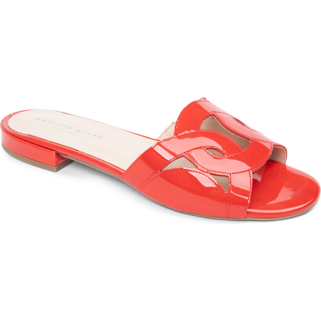 Shop Patricia Green Boca Sandal In Red Patent