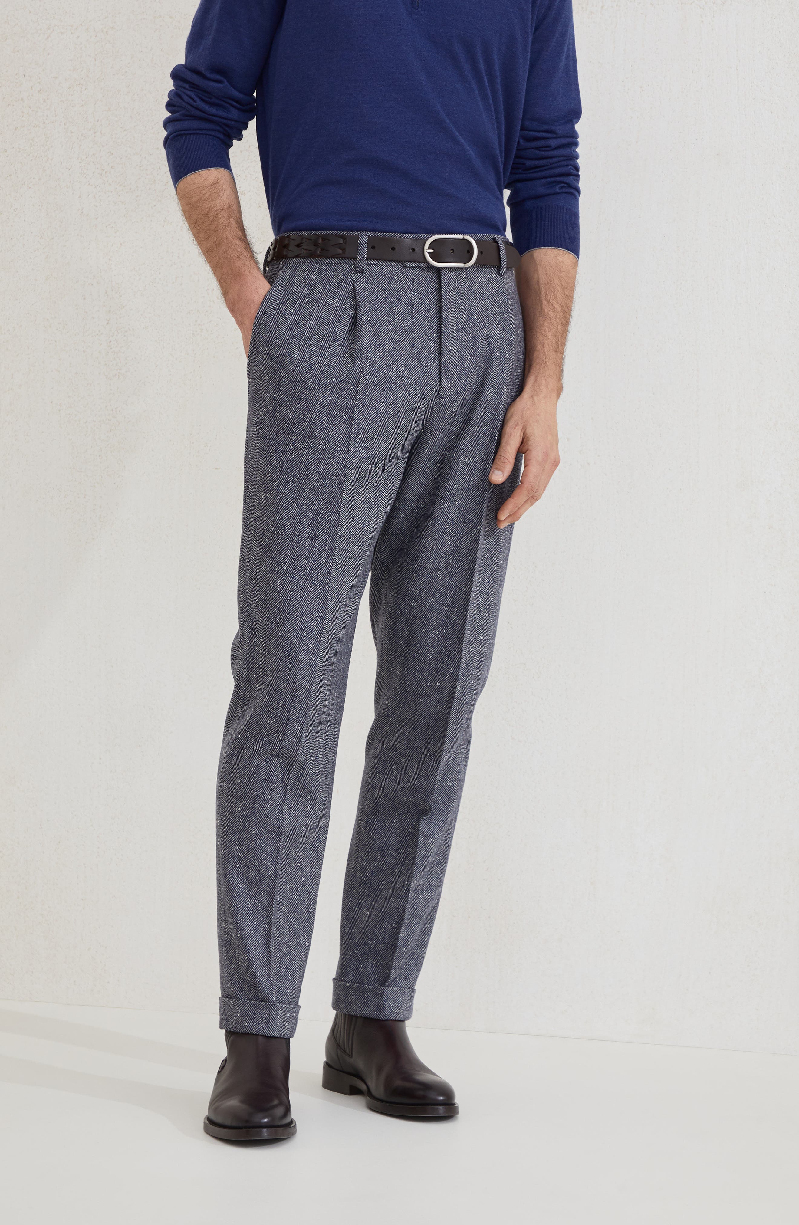 Chevron trousers - image 4