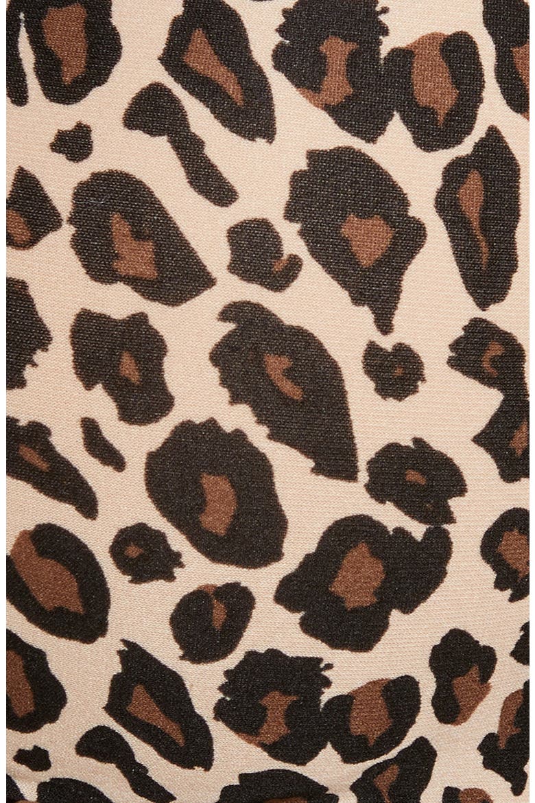 Scoop Neck Bralette, Alternate, color, LEOPARD