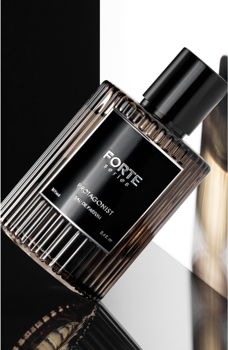 Forte Series Protagonist Eau de Parfum (3.4 oz ) ,  Sweet & Woody, Alternate, color, Black