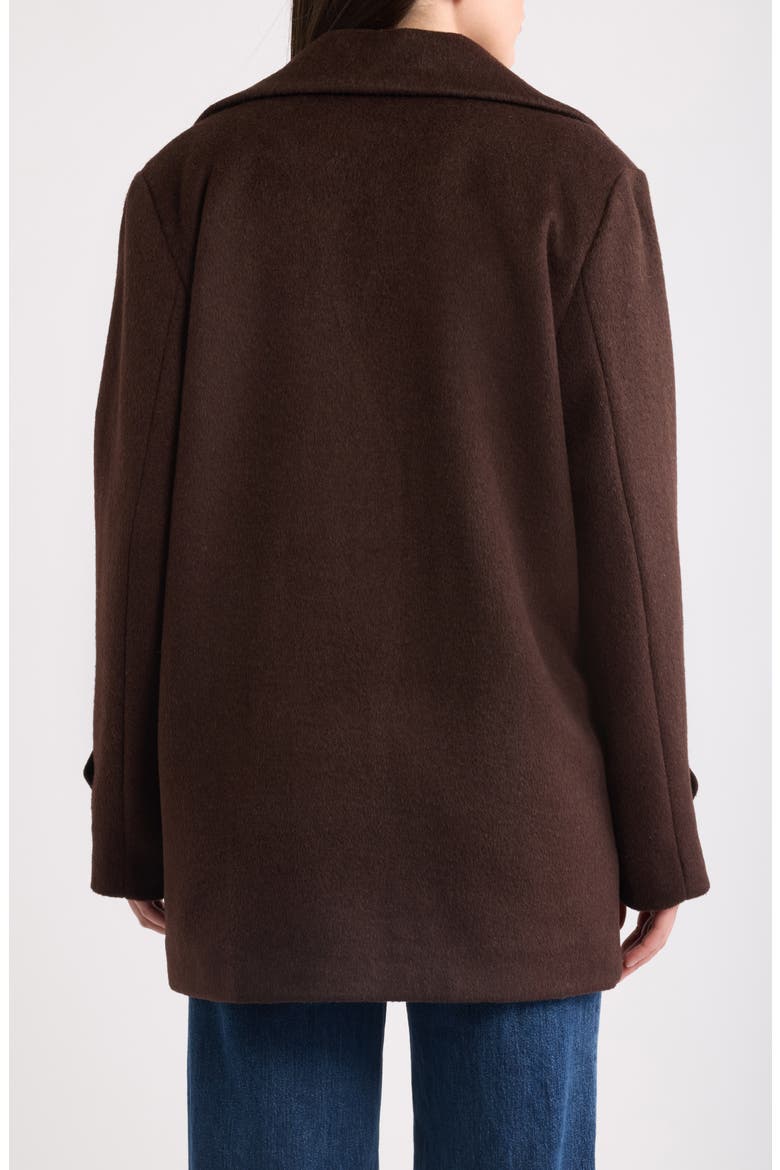 Wool Blend Coat, Alternate, color, SEAL BROWN