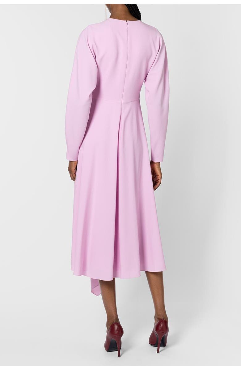 Roksanda Yelin Crepe Long Sleeve Dress, Alternate, color, Blush