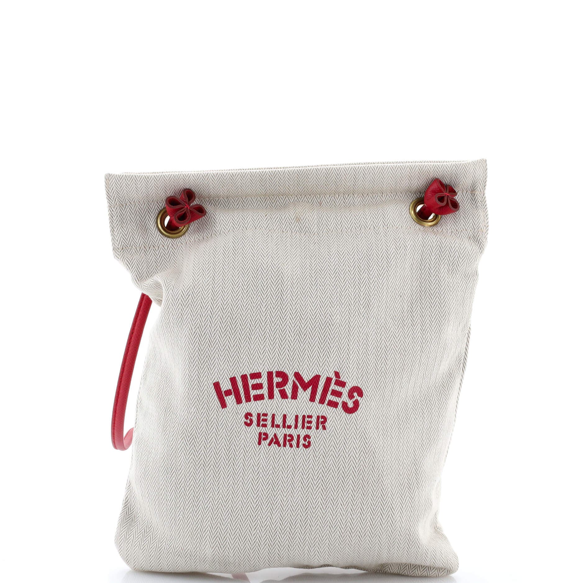 Pre-Owned Hermes Aline Bag Toile PM, Main, color, 