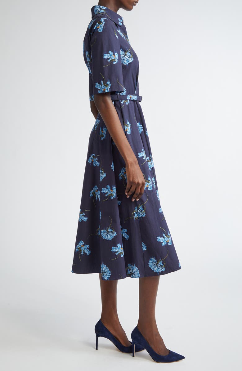 Rubie Belted Cotton Poplin Midi Shirtdress