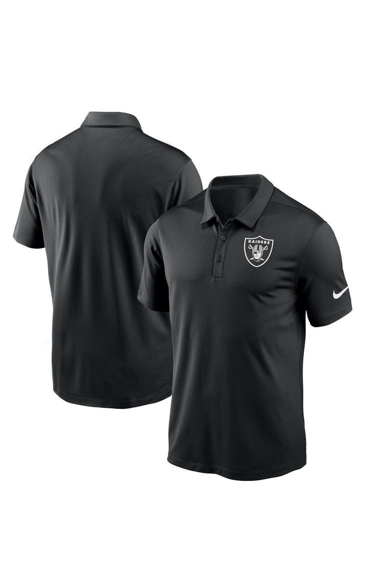 Men's Nike Black Las Vegas Raiders Fan Gear Franchise Team Performance Polo, Main, color, BLACK