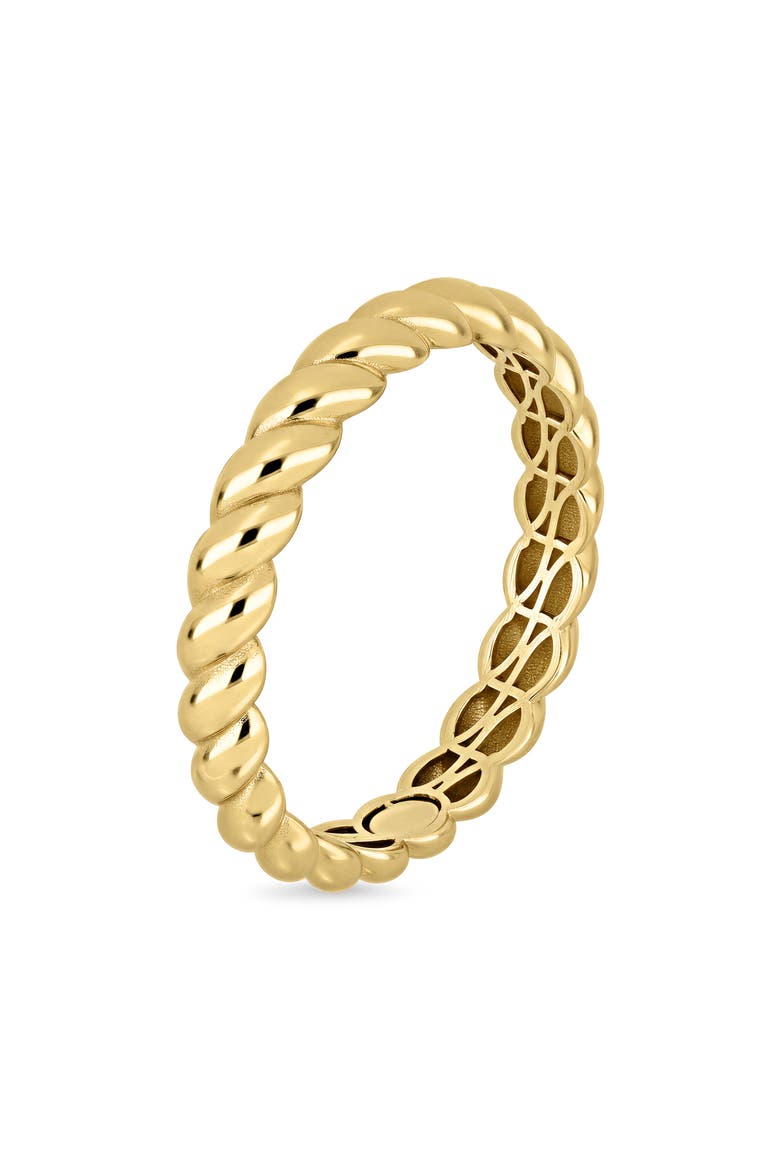 14k Gold Stackable Ring, Alternate, color, 14KY
