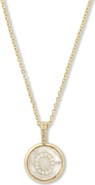 Melinda Maria Baby Love Letters Initial Pendant Necklace