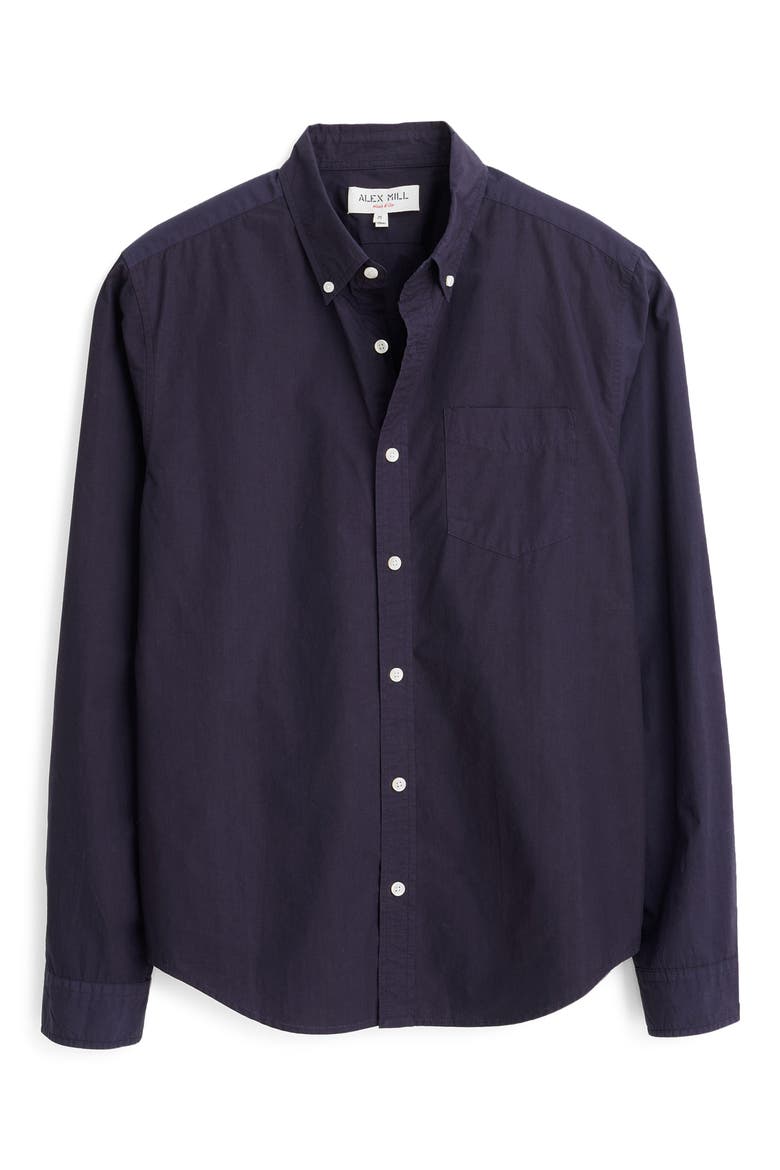 Standard Button-Down Shirt, Alternate, color, DARK NAVY