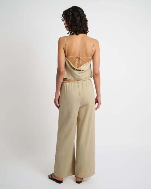 Onia Air Drawstring Linen-blend Pant