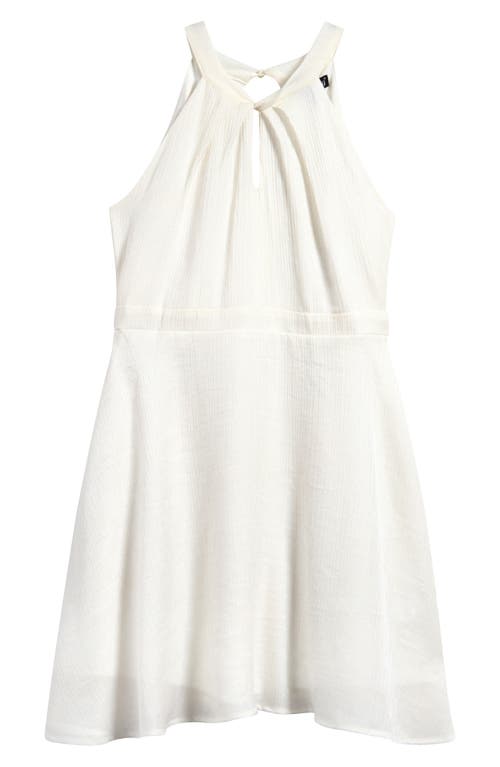 Shop Ava & Yelly Kids' Metallic Twist Front Party Dress