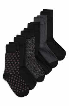 Assorted 6-Pack Crew Dress Socks