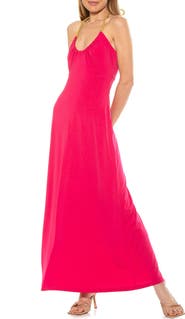 Alexia Admor ALEXIA ADMOR Selena Scoop Neck Maxi Dress