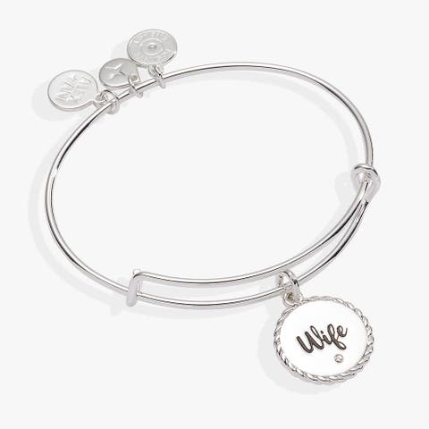 Wife Charm Bangle Bracelet