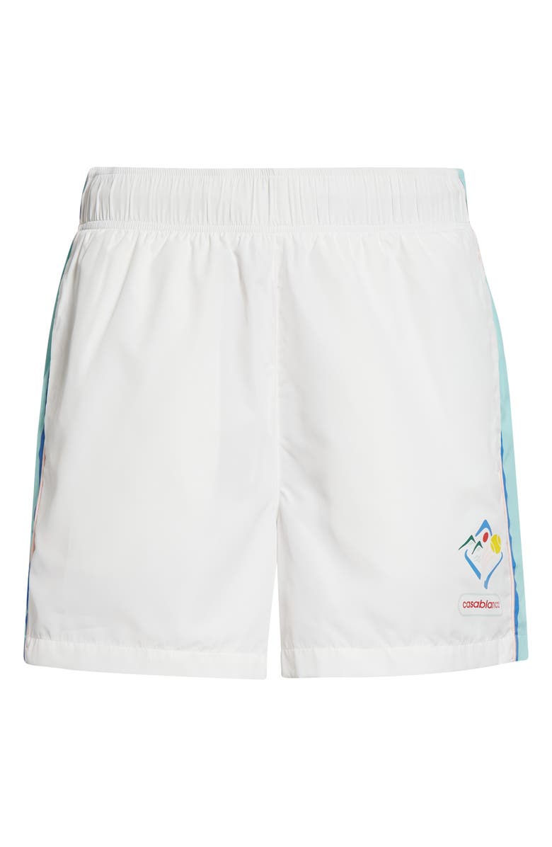 Casablanca Windbreaker Shorts, Alternate, color, Casa Sportif