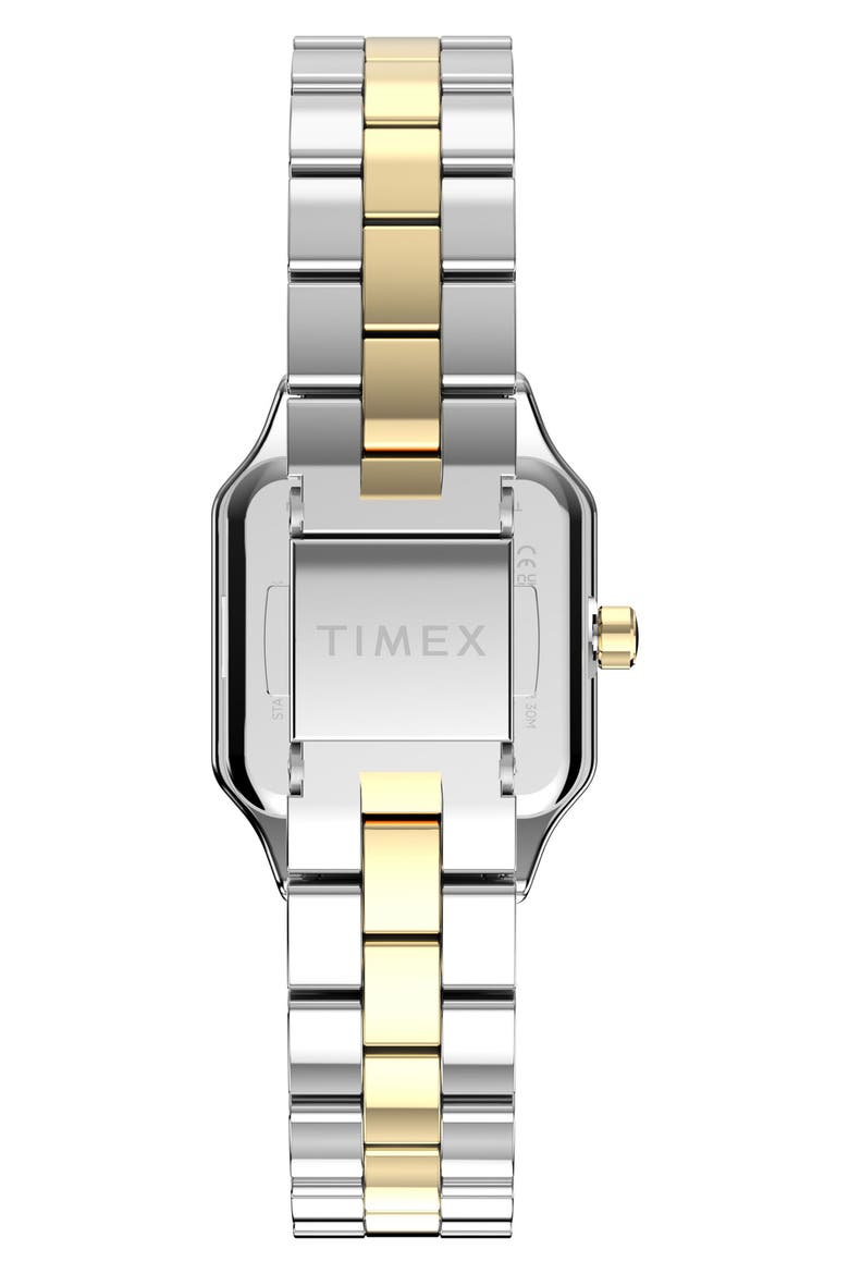 Addison Crystal Bezel Bracelet Watch, 23mm, Alternate, color, SILVER/ GOLD