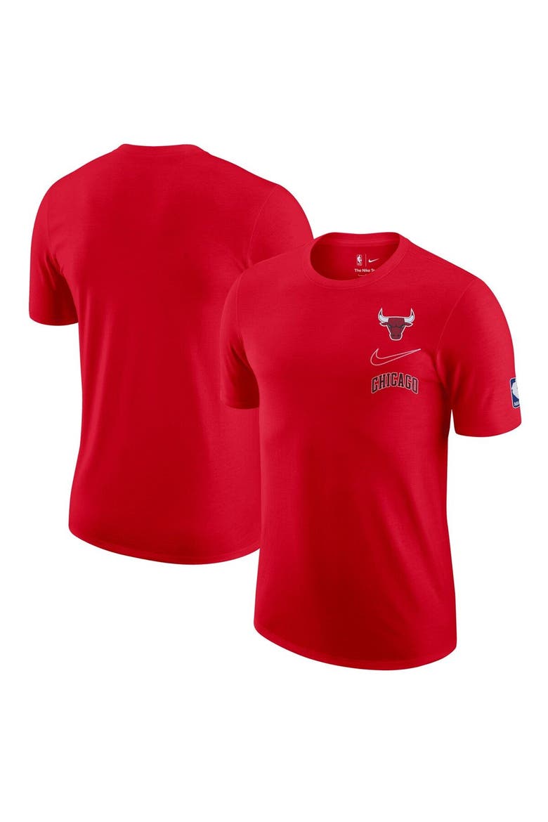 Men's Nike Red Chicago Bulls 2022/23 City Edition Courtside Max90 Vintage Wash T-Shirt, Main, color, Red