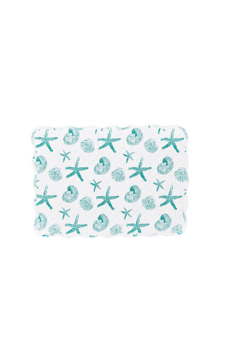 Maris Placemats Set of 6, 13" x 19", Main, color, Blue
