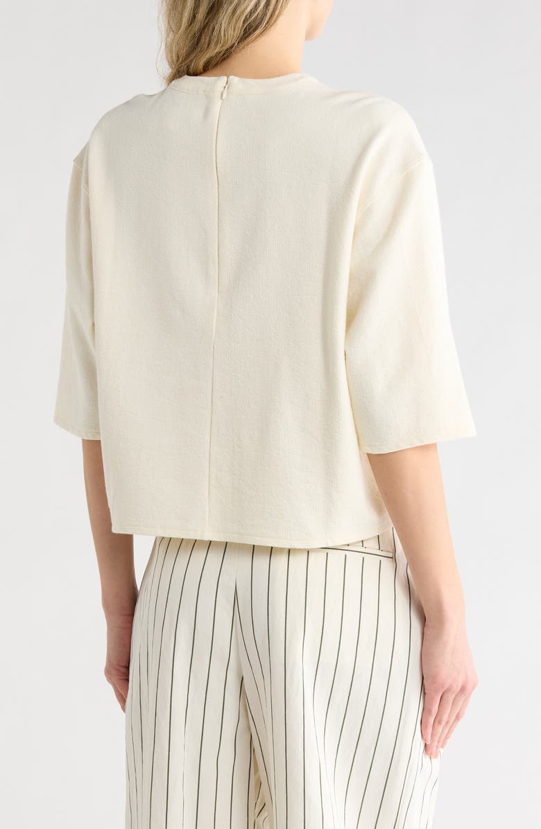 TWP New Ex Knit T-Shirt, Alternate, color, Ivory