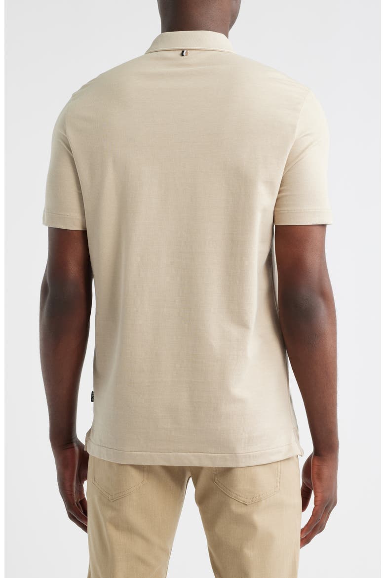 Pitton Slim Fit Mercerized Cotton Polo, Alternate, color, LIGHT BEIGE