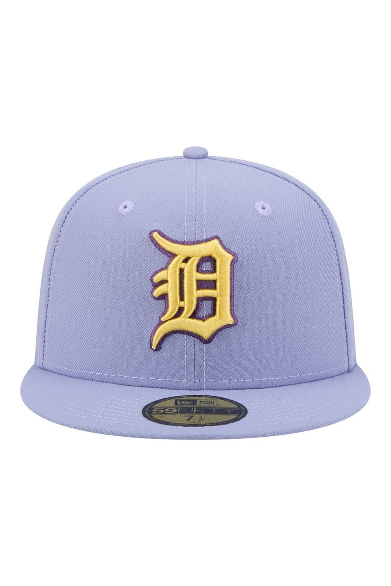 Men's New Era Light Purple Detroit Tigers Lavender Bloom 59FIFTY Fitted Hat, Alternate, color, Light Purple