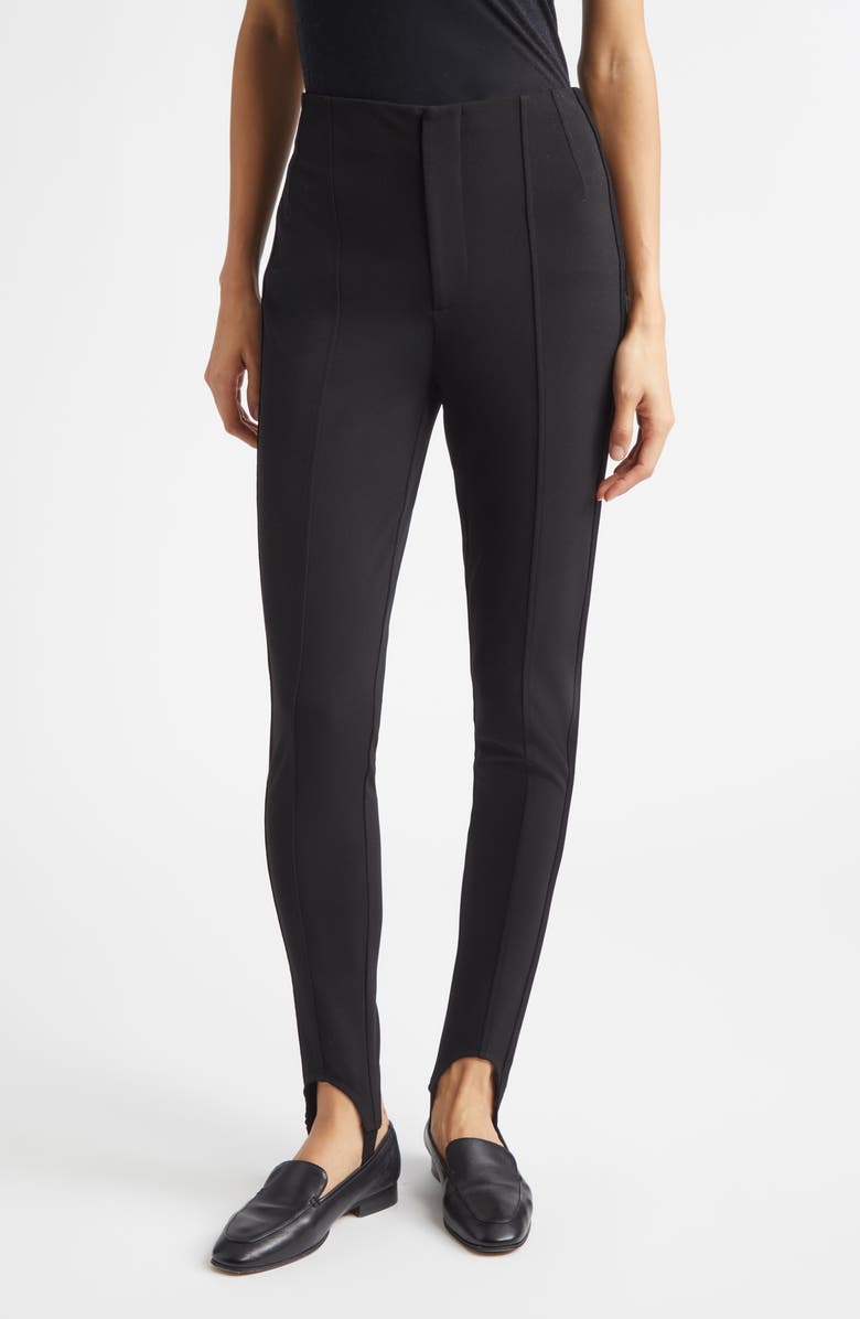 Derek Lam 10 Crosby Jessamine Stirrup Pants, Main, color, Black