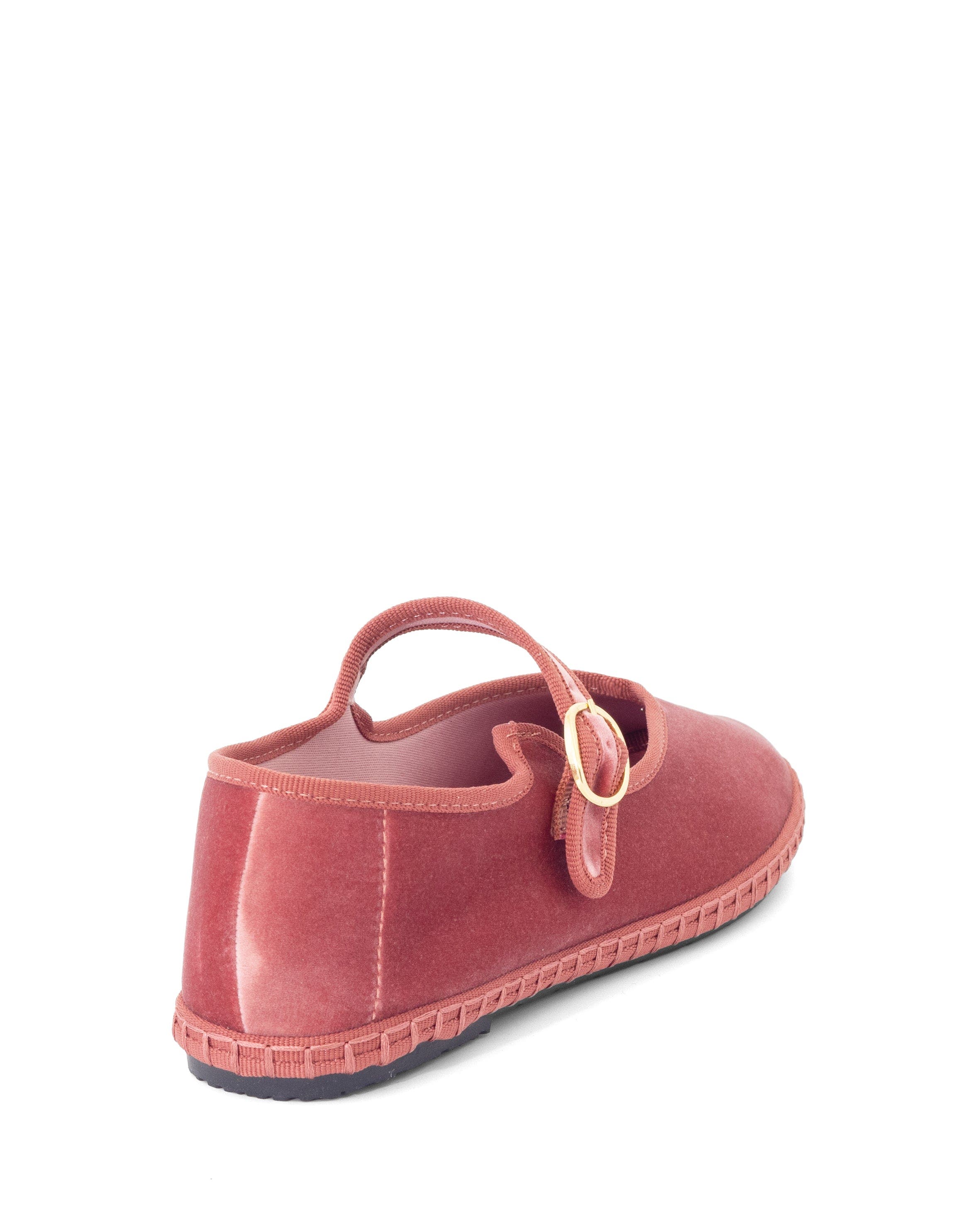ALEGRIA Round Toe mary jane ballet flats, Alternate, color, Rose Velvet