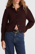 Madewell Scalloped Merino Wool Blend Cardigan