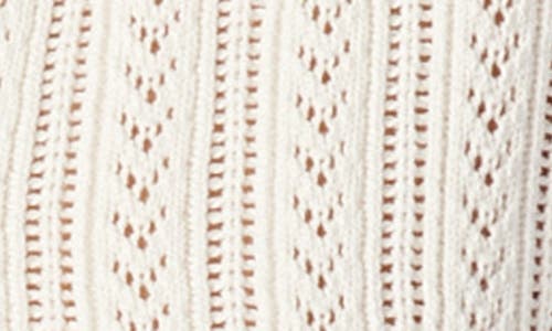 Cami Nyc Dresden Pointelle Crop Cardigan In White