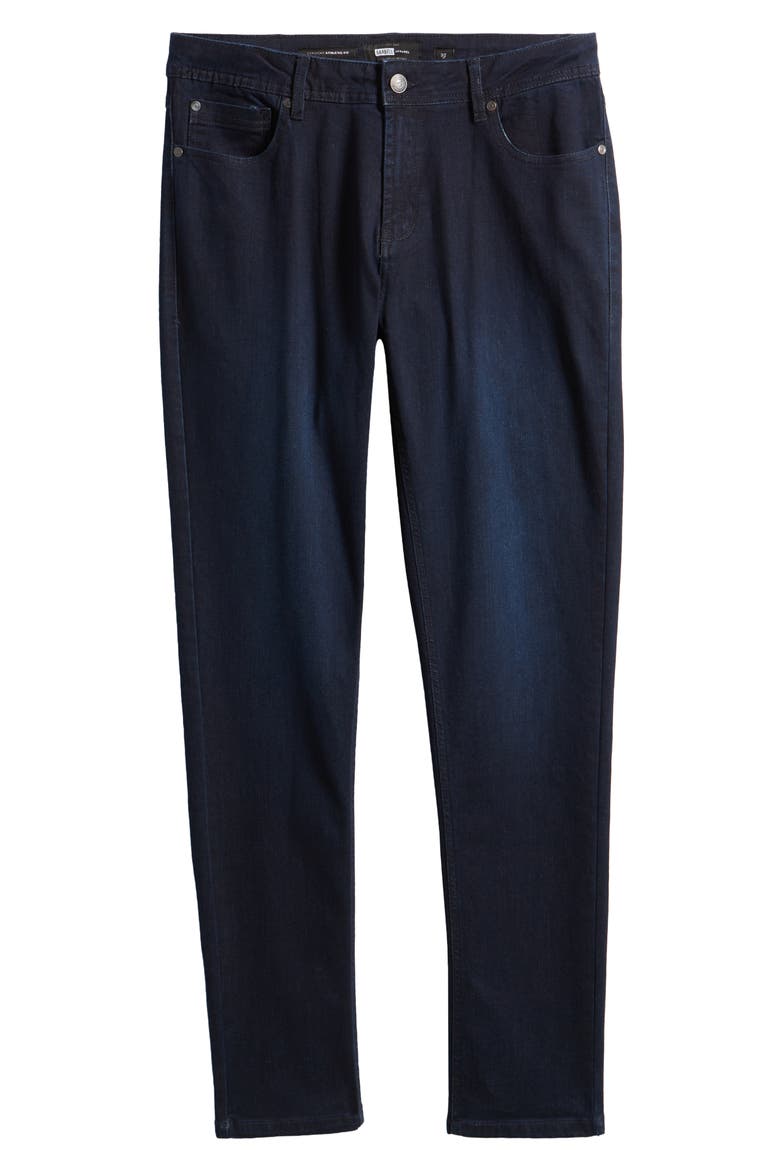 Straight Athletic Fit 2.0 Stretch Jeans, Alternate, color, DARK RINSE