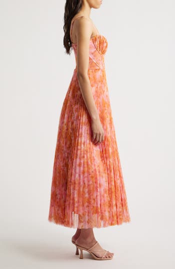 Pleated Cocktail Dress