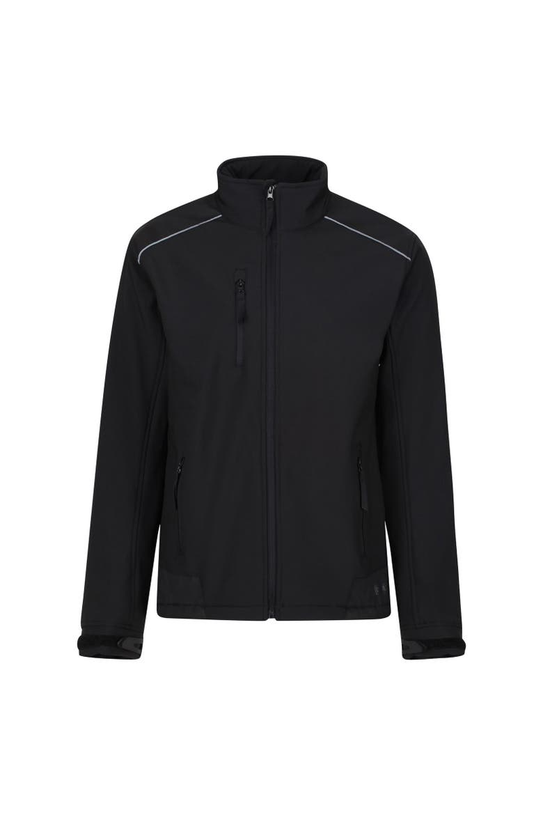 Sandstom Workwear Softshell Jacket, Main, color, Black and Black