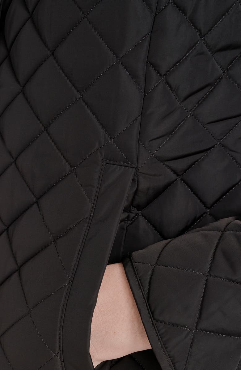 Calvin Klein Quilted Barn Jacket, Alternate, color, Carob