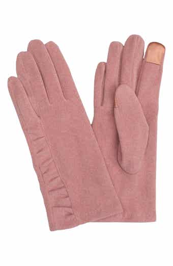 MARCUS ADLER Ruched Jersey Touchscreen Gloves
