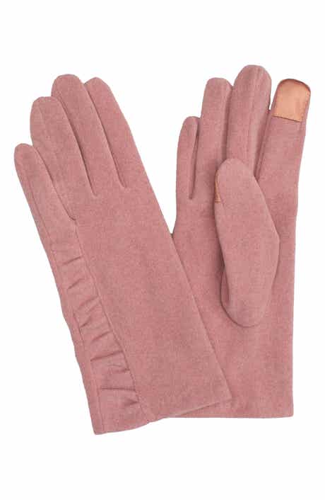 Ruched Jersey Touchscreen Gloves