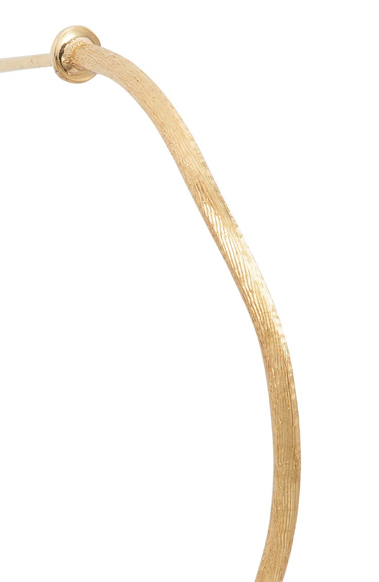 Marco Bicego Jaipur 18K Yellow Gold Medium Narrow Hoop Earrings, Alternate, color, 