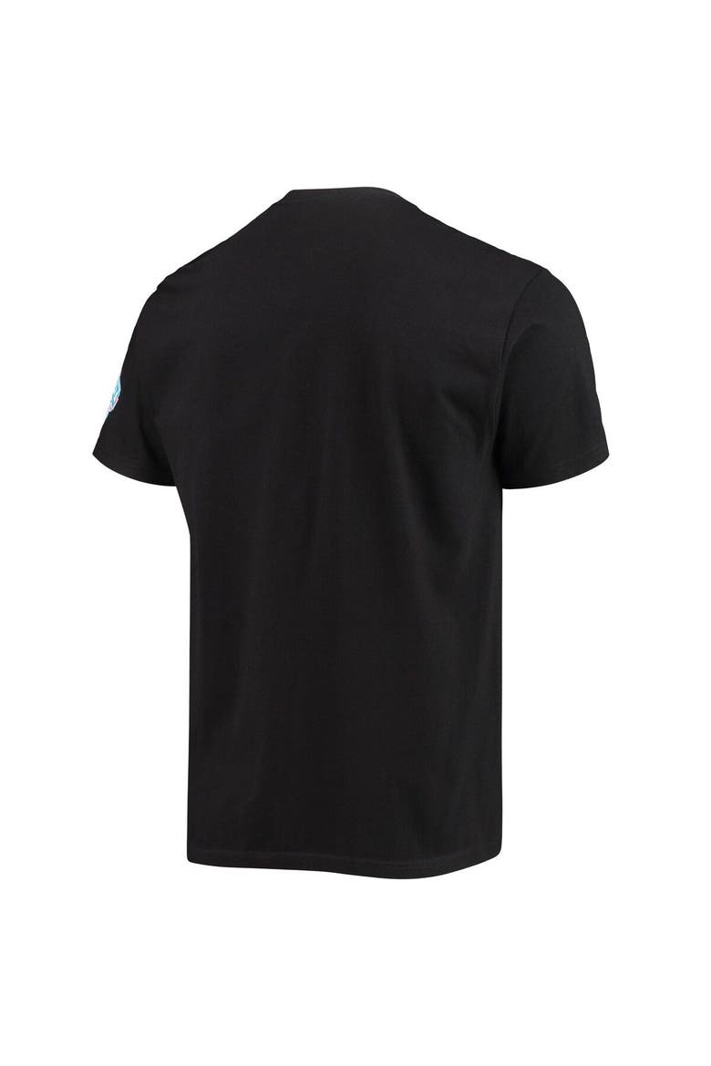 Men's Mitchell & Ness Tracy McGrady Black Toronto Raptors Hardwood Classics Draft Day Colorwash T-Shirt, Alternate, color, Black